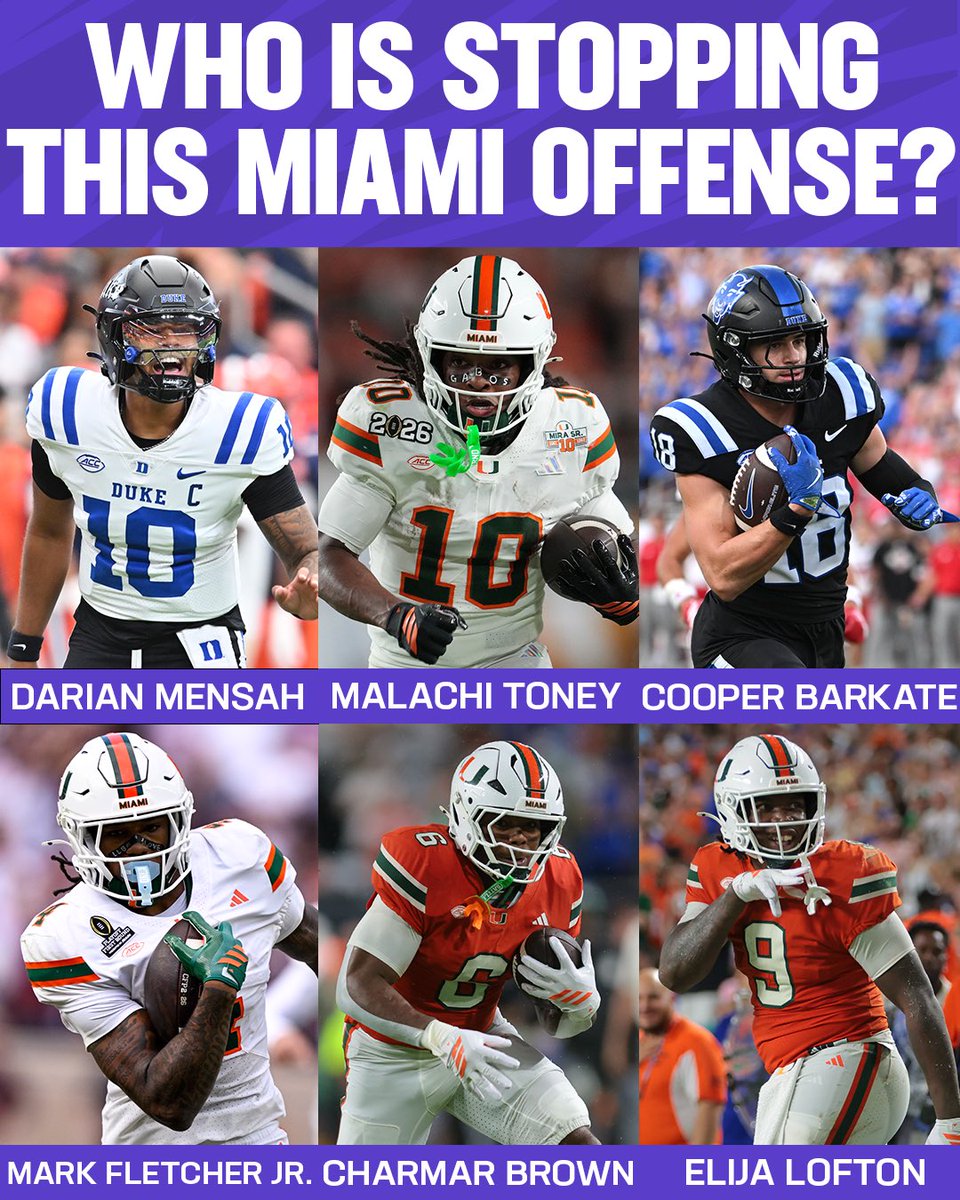 The Miami Hurricanes are just getting scarier 😳