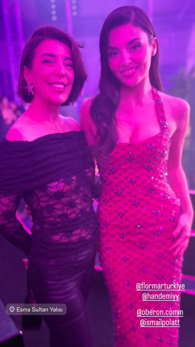 DailyHandeErcel's tweet image. #HandeErçel ve lansmanından konuklar🩷 #HandeErçelXFlormar