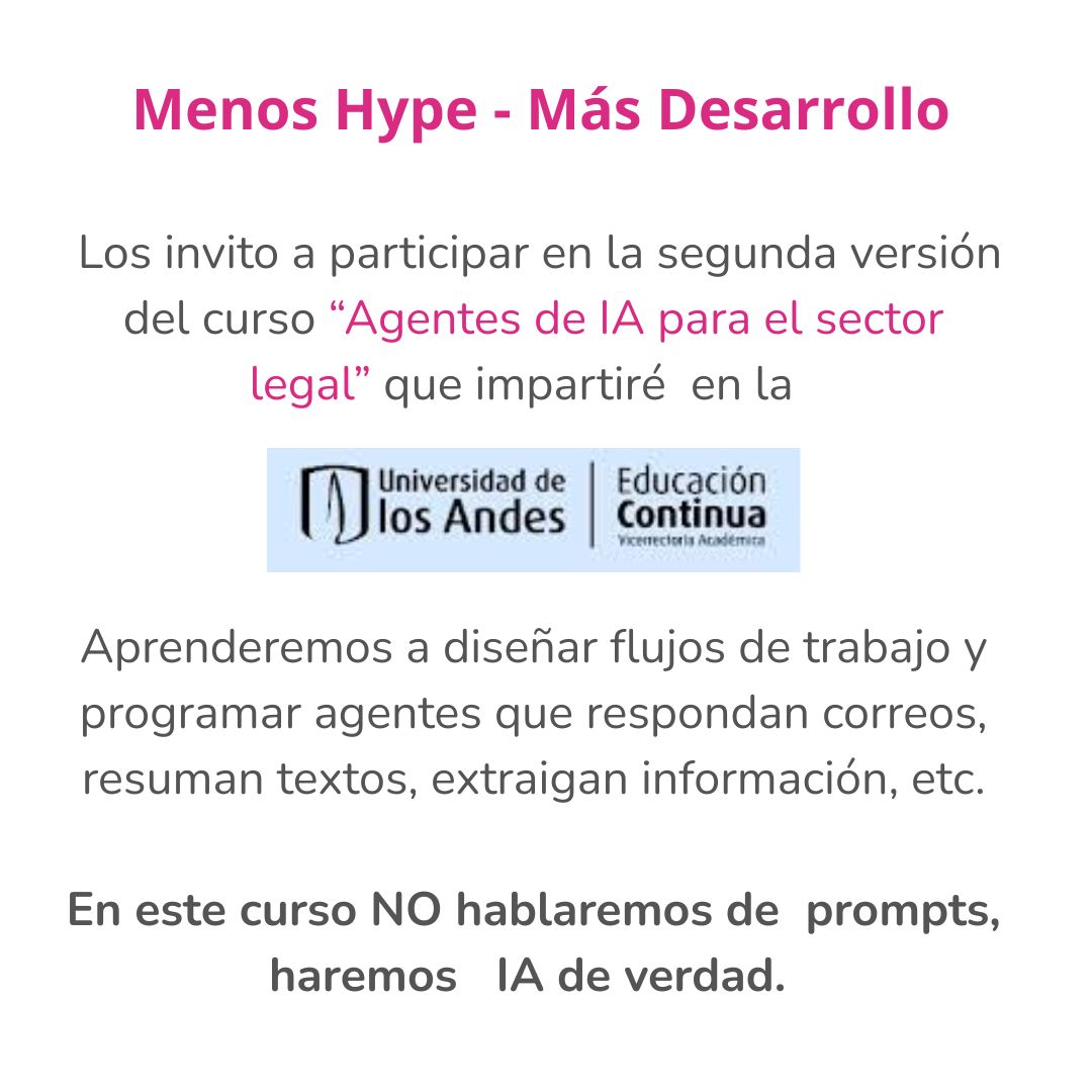 Enlace de inscripción en el primer comentario #ia #legaltech #arbitraje #analytics <a href="/EdcoUniandes/">Educación Continua - Universidad de los Andes</a>  villatelab10850