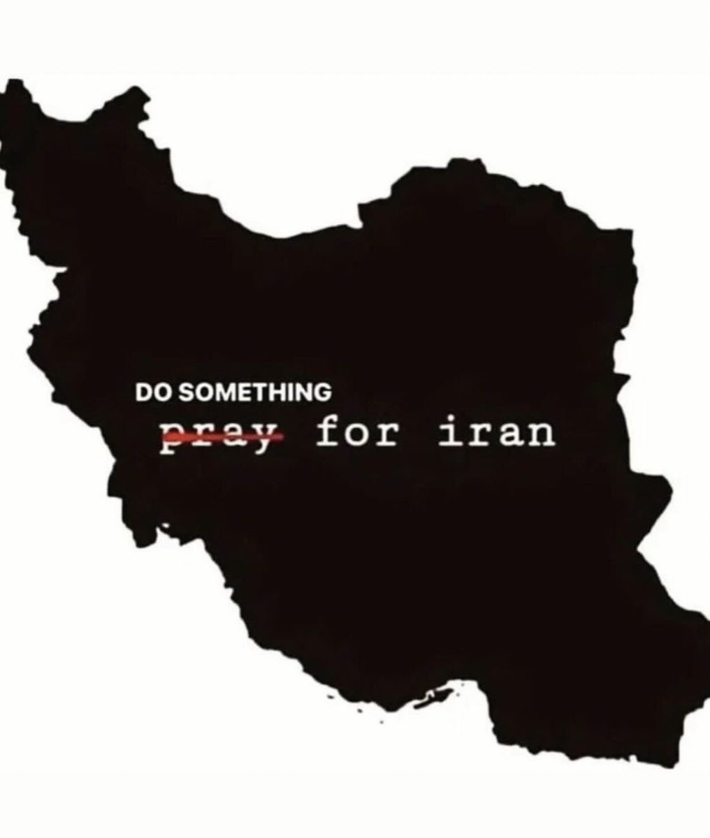We don’t need your prayers because those who are slaughtering our people, pray too! 3 times a day actually.
Please do something before they kill more…
Thank you 
#IranMassacre 
#FreeIran
