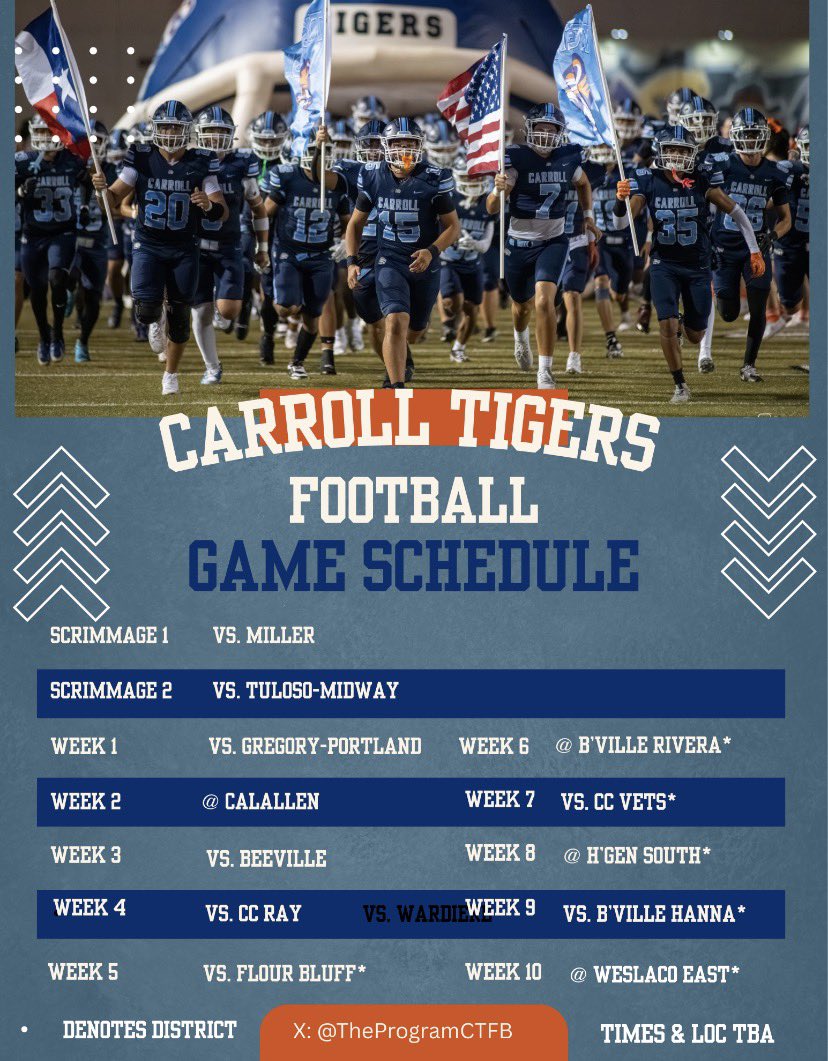 Carroll Football 🐅 tweet media