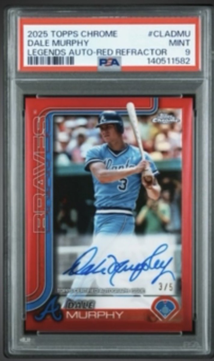nackstars's tweet photo. @CardsWithChris @CardsWithChris Happy Birthday!! Was my birthday last week & I know my PC grail card ( big early B-day present from last year is almost home! I know my favorite player @DaleMurphy3 growing up will get in the HOF someday!! Can’t wait to enjoy this for years to come! #whywecollect https://t.co/2YoSI4VL4q