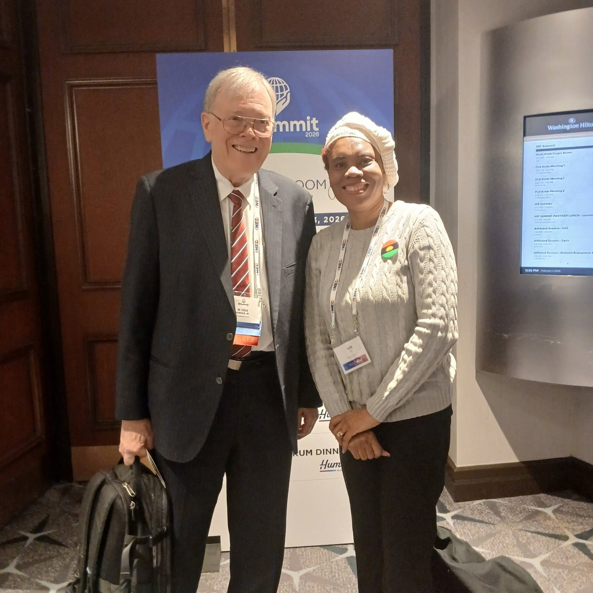 Breaking: 2/2/2026

The United States of Biafra USB Foreign Affairs Director Hon. Ada Ezeh attended the International Religious Freedom Summit in Washington DC and joins the call for religious freedom worldwide. 

At the conference, Hon Ada Ezeh met again with Cece Heil Senior