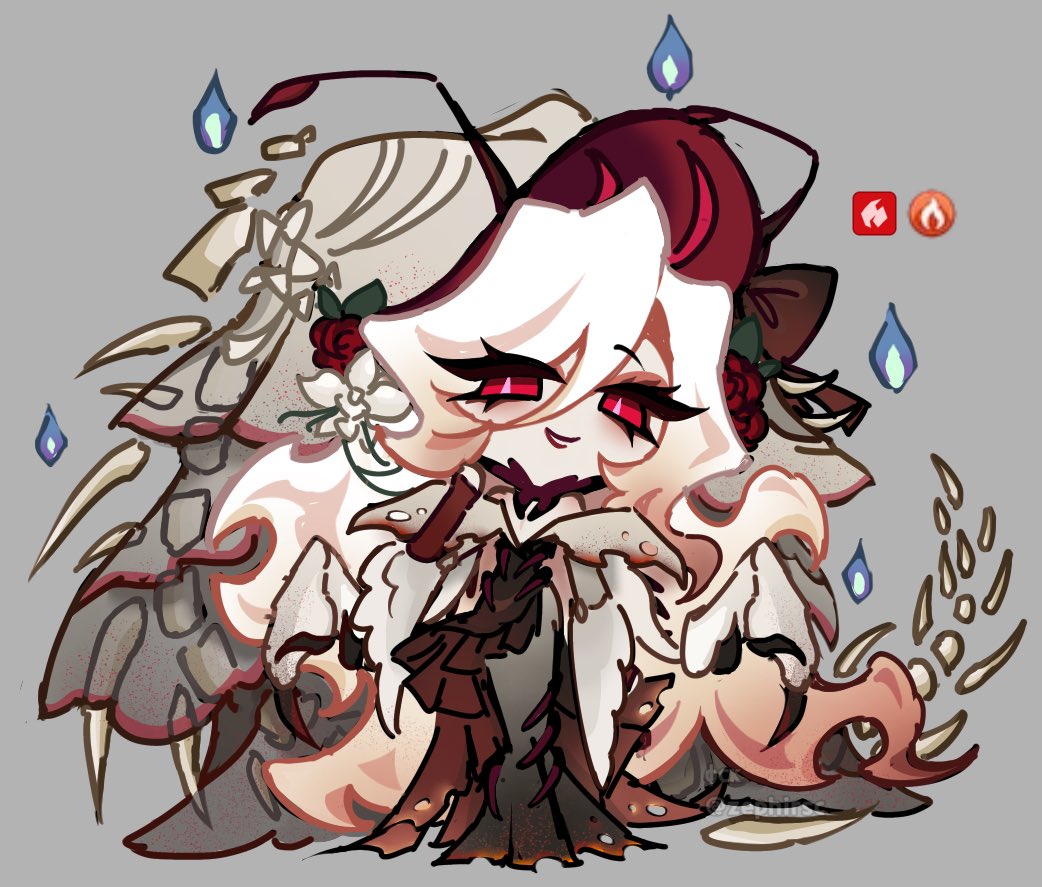 zephirsc's tweet image. her name is vertebra orchid cookie and shes lowkey a freak #cookierunoc