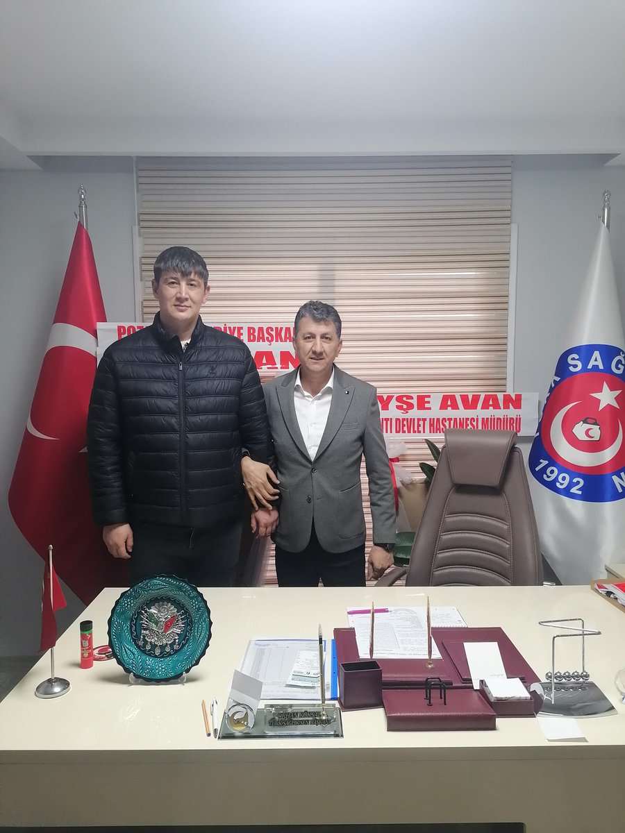 Türk Sağlık-Sen Adana şube Başkanımız 
Orhan Köksal Başkanımı makamında 
Hayırlı olsun  Ziyaretinde bulundum 
Misafirperverliğinden dolayı teşekkür ederim
@öne çıkar