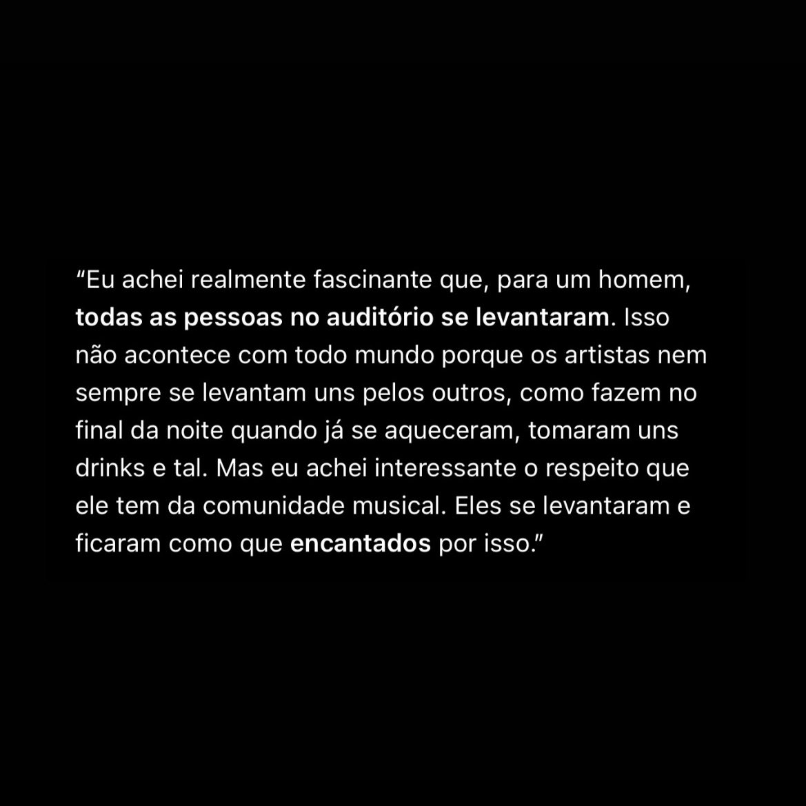 biebernovidade's tweet image. MEU DEUS! O produtor executivo dos GRAMMYs, Ben Winston, revelou que todo o auditório se levantou quando Justin Bieber foi introduzido antes de sua perfomance.
