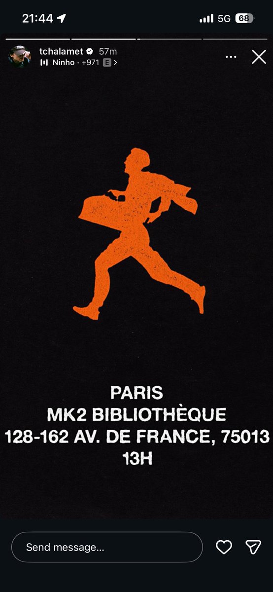 NOT TIMOTHÉE AU MK2 DE BNF??? c’est MON cinéma