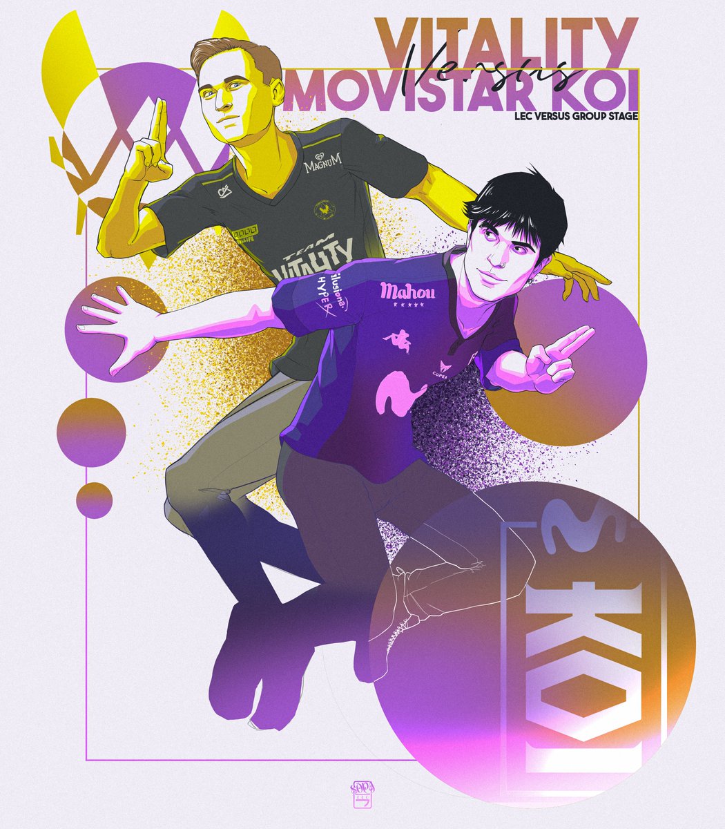 Sopa_Art's tweet photo. From teammates to rivals.
In 4 days @Elyoya_LoL and @Humanoidlol face eachother at @LEC #LEC #LECVersus

@MovistarKOILoL @TeamVitalityLOL https://t.co/ny5FUdVC0G