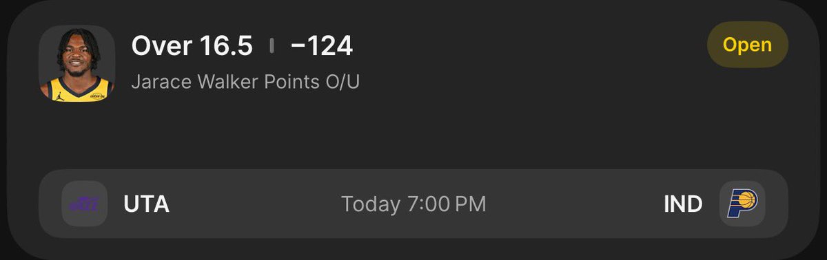 Whole Pacers team ruled OUT. Someone on the team has to score the pill.

31% Usage and 20 FGA per 36 with all the guys off the floor this season. Jazz defense sucks.

Labbed w/<a href="/DoctorProfit/">Dr. Profit🩺</a> +<a href="/SammyGprops/">SammyGprops</a>