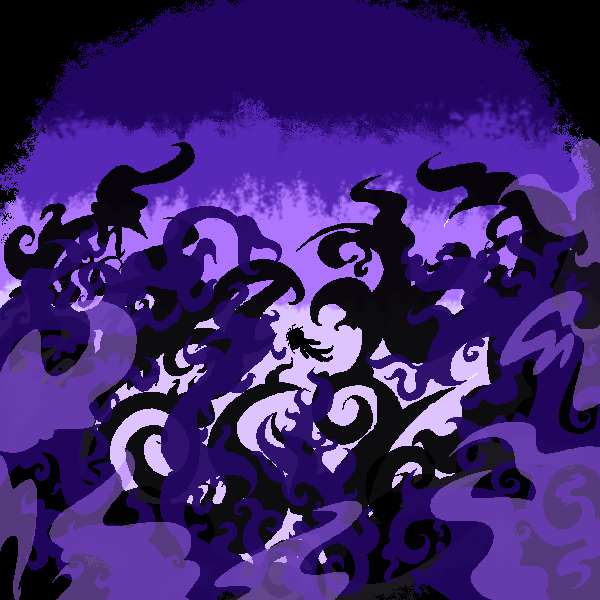 mushruummancer's tweet photo. Today's doodl prompt was "A feeling youre ready to let go of″ and I posted this. I was going for tiredness but it feels a little more ominous than that. #digitalart #doodl #pixelart #libresprite #depression #tiredness https://t.co/oj7t6mieLq