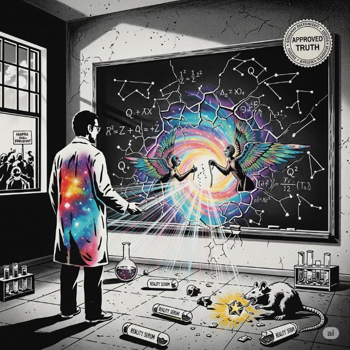 CMooken20161's tweet photo. Art of the Day! "Cosmic Truth: The Reality Experiment". Buy at: https://t.co/HIzrZKitLh https://t.co/LYiA8aFvn4