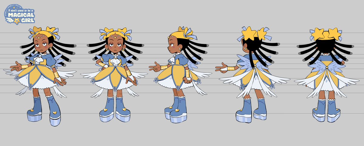 kianamaiart's tweet image. Updated character turnarounds!! Done by the amazing Justine King (@toooh_ ) with tweaks by me~