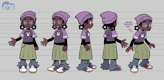 Updated character turnarounds!! Done by the amazing Justine King ( ) with tweaks by me~