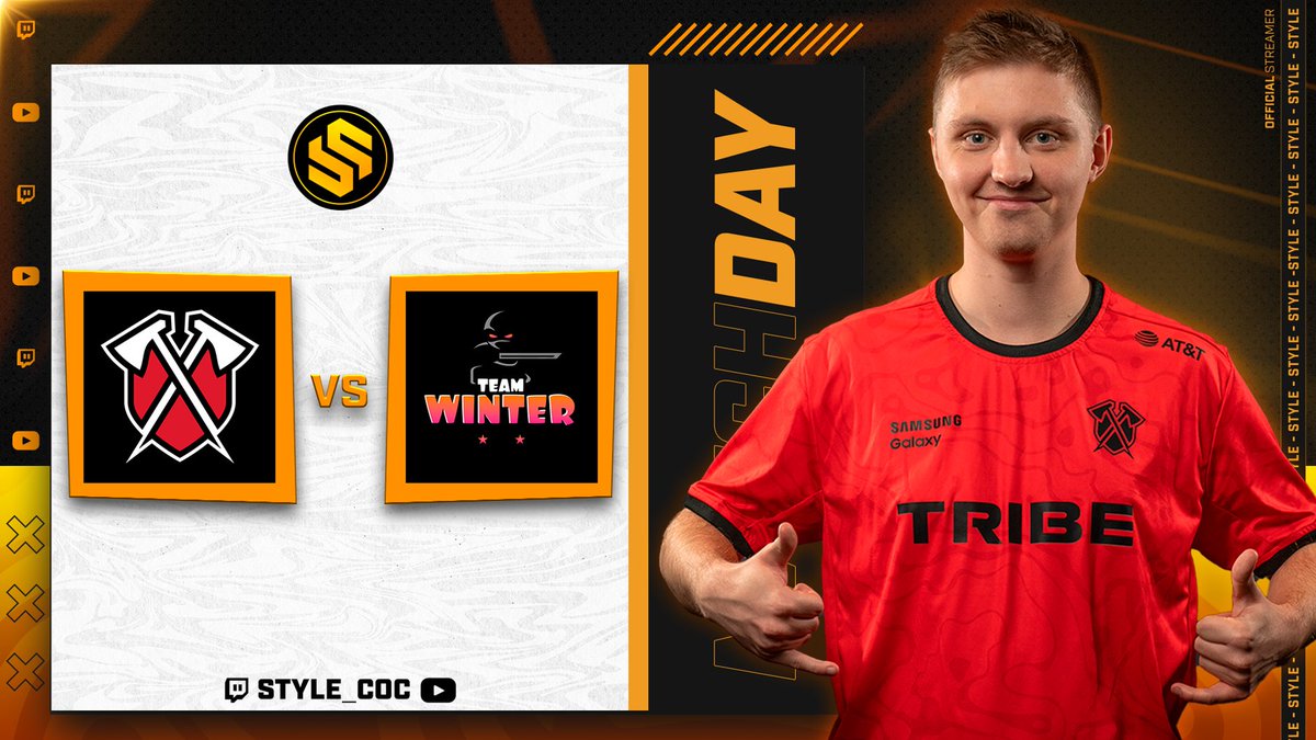 🥳 LIVEEEEEEEEE!

Segundo Directo del Día! Juega el CAMPEÓN del MUNDO! 😍 Solo en TWITCH! 💜

🏆 Defy Or Die - Semana 1

✅ Tribe Gaming 🆚 Team Winter Sea

TODO el MUNDO para DENTRO! 💪

🟣 twitch.tv/style_coc