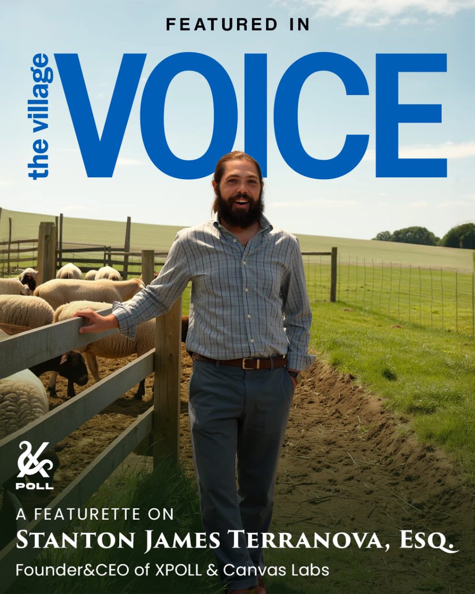 xpollplatform's tweet image. 🚨 Chief Shark Spotlight! 🦈

We’re proud to share that The Village Voice features our Chief Shark Stanton James Terranova, Esq., Founder &amp;amp; CEO of XPOLL.

The feature spotlights Stanton’s journey, leadership, and the work behind building XPOLL - highlighting the vision,