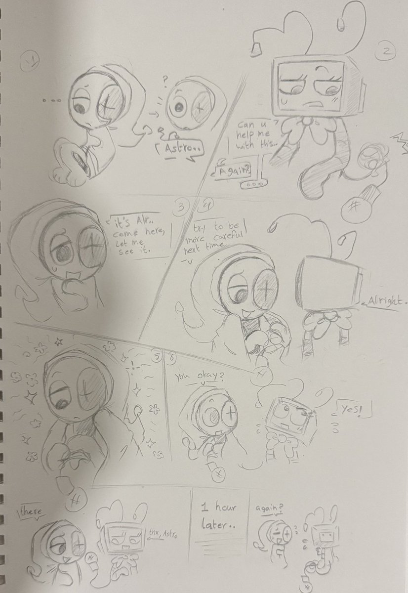 I made a quick silly mini #Moonvision comic!
#dandysworld