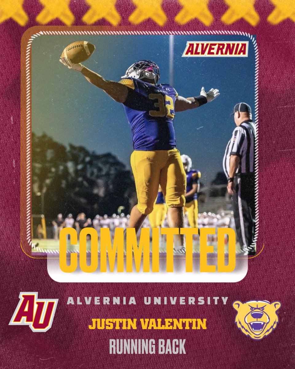 Alvernia Football tweet media