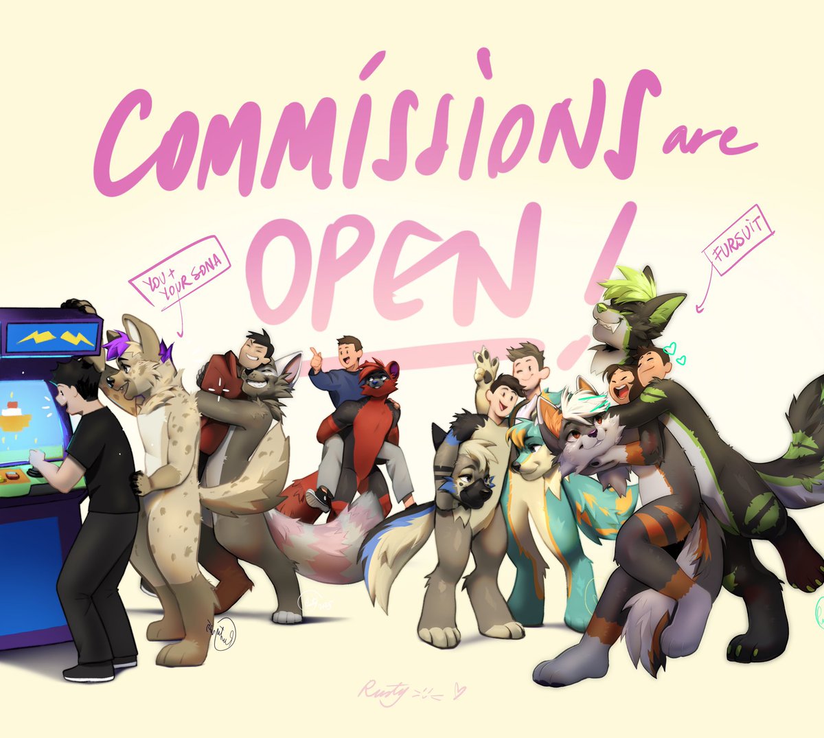 Rusty ✨ / commissions reopen in April tweet media