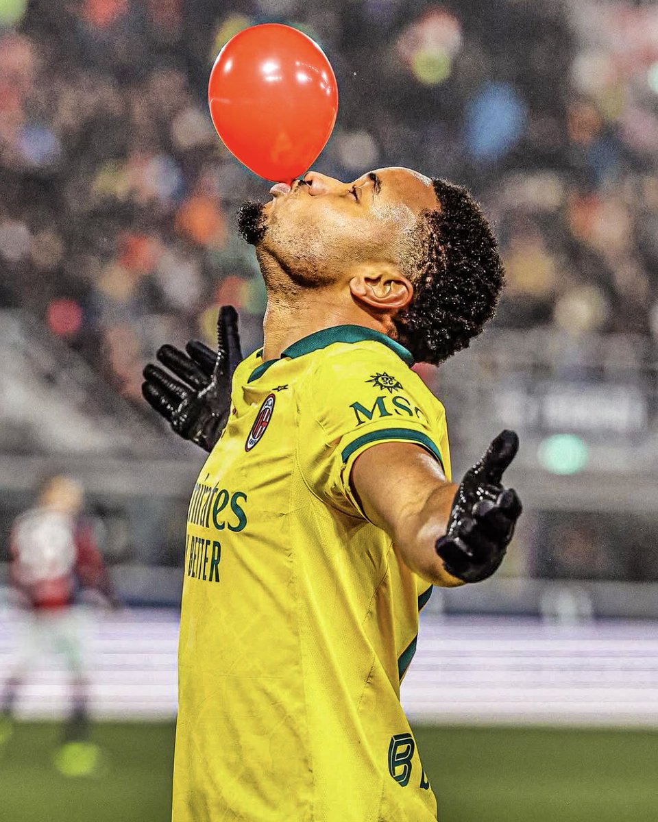 Christopher Nkunku's goal celebration against Bologna. 😎🎈