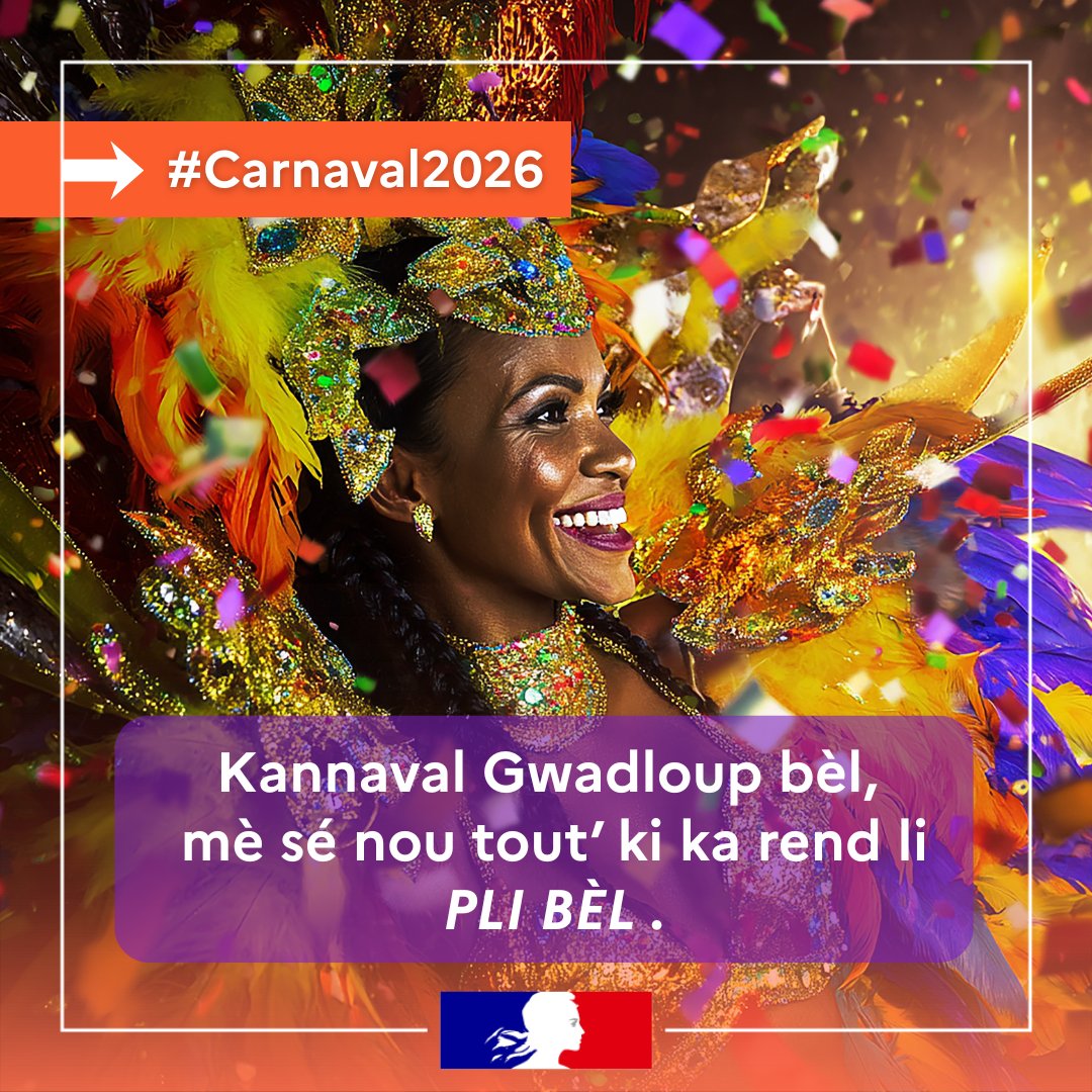 Image de Préfet de Guadeloupe - #Carnaval2026 |