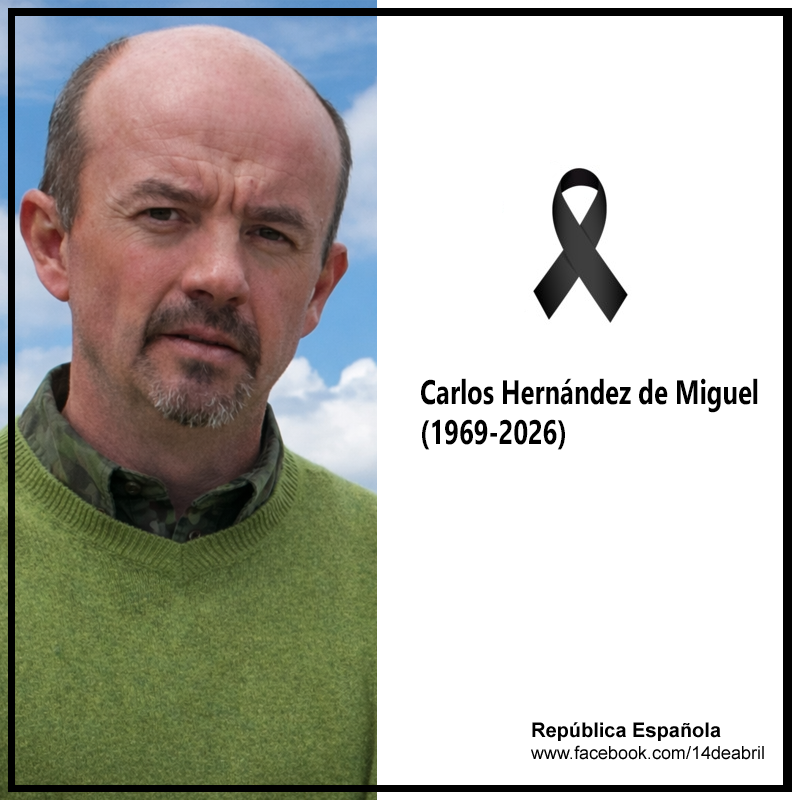 Estamos devastados. Ha fallecido nuestro compañero, el escritor y periodista Carlos Hernández de Miguel, a los 56 años. Fue autor de varios libros que recuperan la memoria histórica de los republicanos y republicanas encarcelados en campos de concentración durante el franquismo,