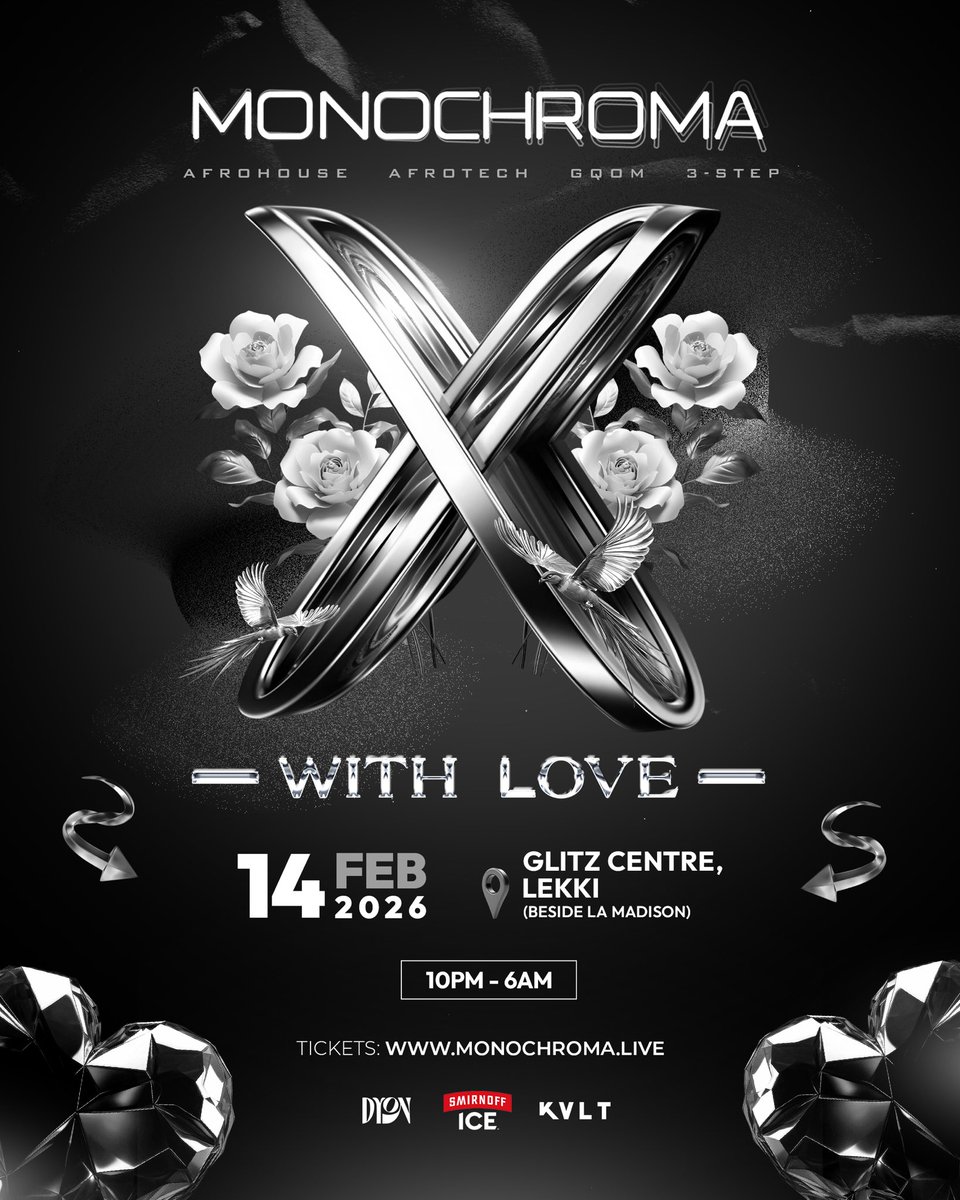 Monochroma, with love 🖤

Starting the year putting the ones who hold the dancefloor with us first. 

Here’s 500 free tickets on us. 

Come through. We’ve missed you bad. 

Tickets: monochroma.live