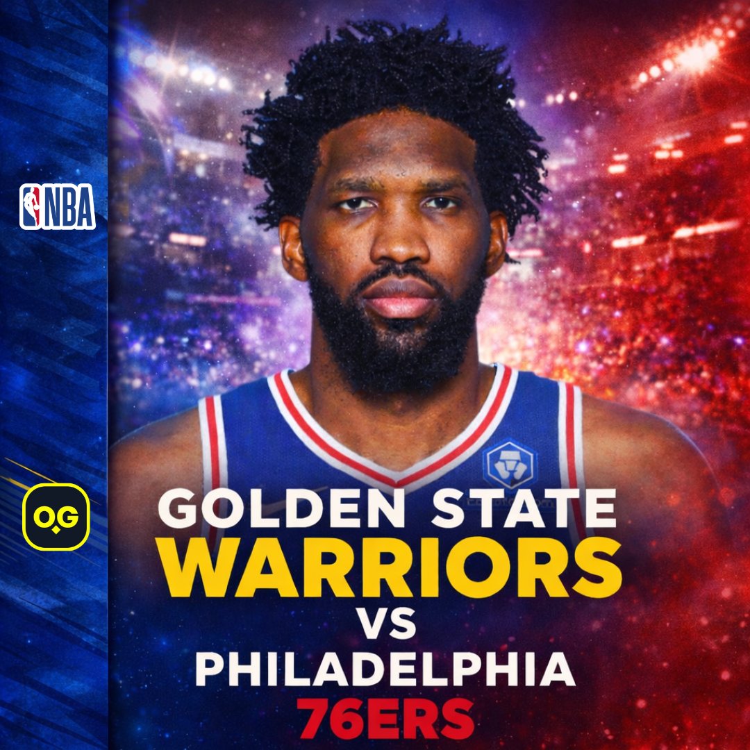OWLDAOio's tweet photo. Golden State Warriors vs Philadelphia 76ers

A marquee matchup with star power written all over it. The Warriors look to impose their trademark ball movement and perimeter shooting, while the 76ers bring physicality, half-court dominance, and matchup problems on both ends of the floor.

This game sets up as a chess match: Golden State pushing pace and spacing the floor versus Philadelphia attacking mismatches and controlling key stretches with discipline. Bettors should keep an eye on totals, star player props, and live odds—especially if either team gets hot early.

👉 Bet smarter and follow the action at https://t.co/bHvB2rUlli

#NBA #Warriors #Sixers #NBATwitter #Hoops #OwlGames