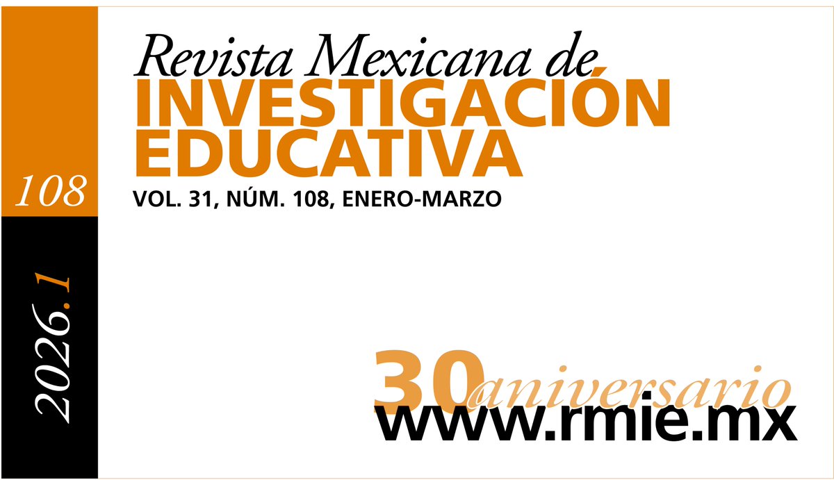 comiemx's tweet photo. #RMIE | Recuerda que está disponible el número 108 (enero-marzo 2026) de la Revista Mexicana de Investigación Educativa @rmie 
 
👁️Consulta en: https://t.co/IilmJXLiD0 https://t.co/P937p1U37s