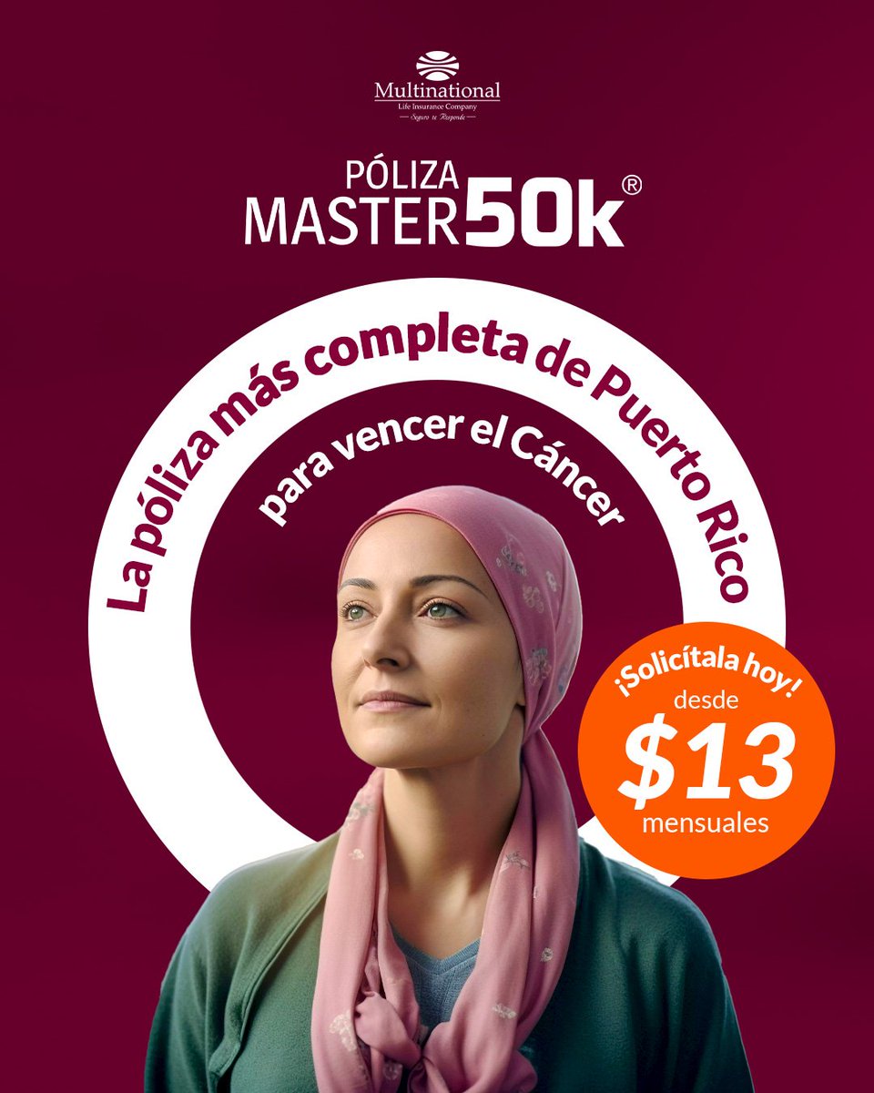 SeguroTresponde's tweet photo. Recibir un diagnóstico positivo trae muchas decisiones, pero preocuparte por el dinero no debería ser una de ellas.

Con Master 50K de Multinational Life Insurance Company, cuentas con apoyo económico directo para enfocarte en lo más importante: tu bienestar. 😌 https://t.co/SxuOxcowTq