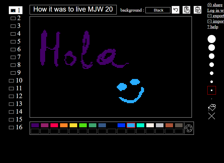 Holis, llevo sin hacer directo desde antes de MalagaJam, así que he decidido hacer "How it was to live MJW 20" en directo:

twitch.tv/dioxfestivo