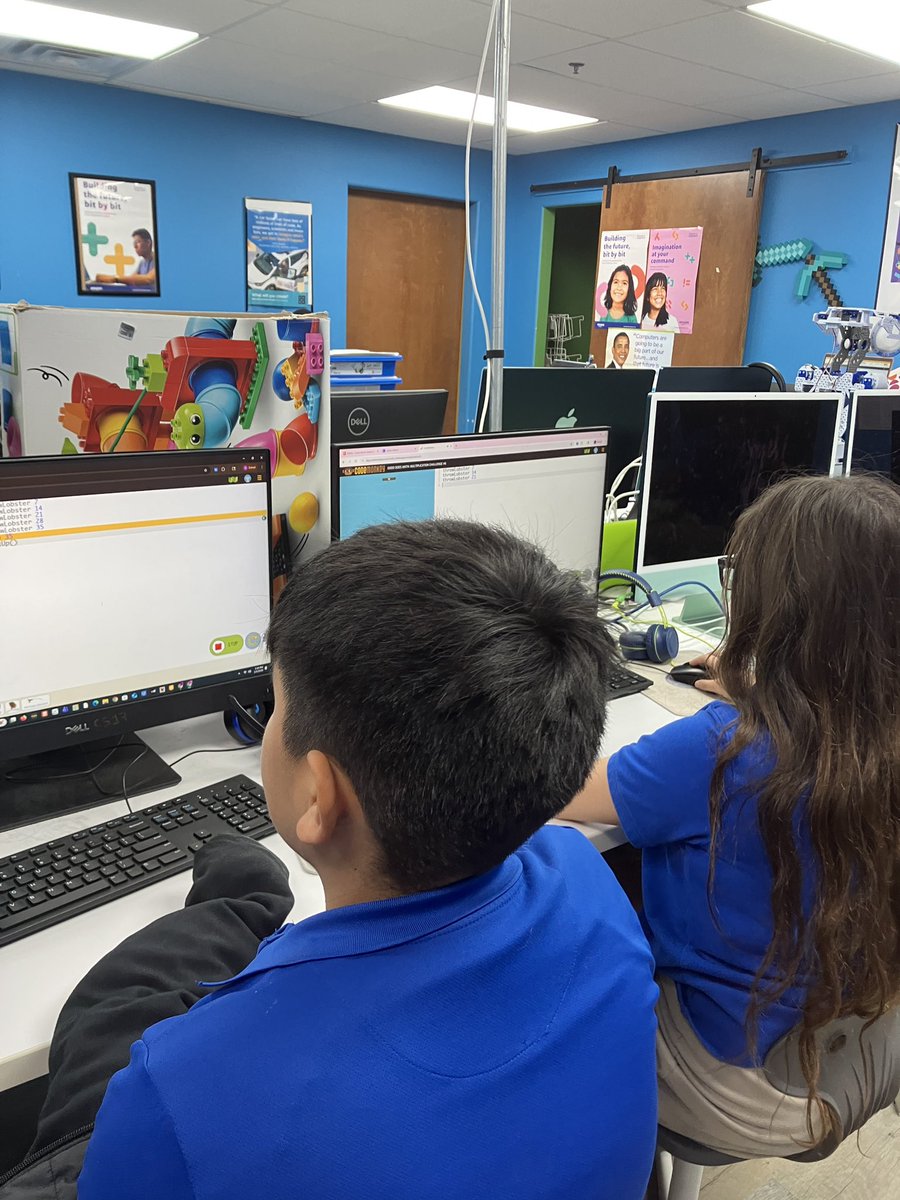 javierfaguilar's tweet photo. Today our 4th &amp; 5th grade students @efwmaschool working on #mathematics challenges using @CodeMonkeySTU #Dododoesmath  #ForTheLoveOfCoding   #CMTA #playcodemonkey  #debugging #computationalthinking #problemsolving  #equity #diversity #inclusion #confidence #AFEteacher #codeisfun https://t.co/nNvZwFWMbm