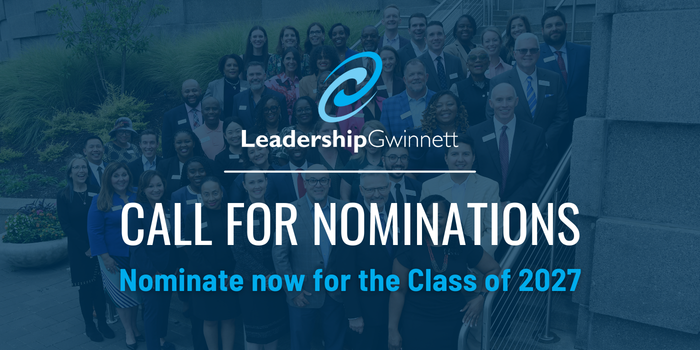 Nominations are open for Leadership Gwinnett’s Class of 2027! Know a colleague or friend ready to grow as a leader and make an impact? Nominate them today.

leadershipgwinnett.com/programs/leade…

#LeadershipGwinnett #GPCID #GwinnettCounty