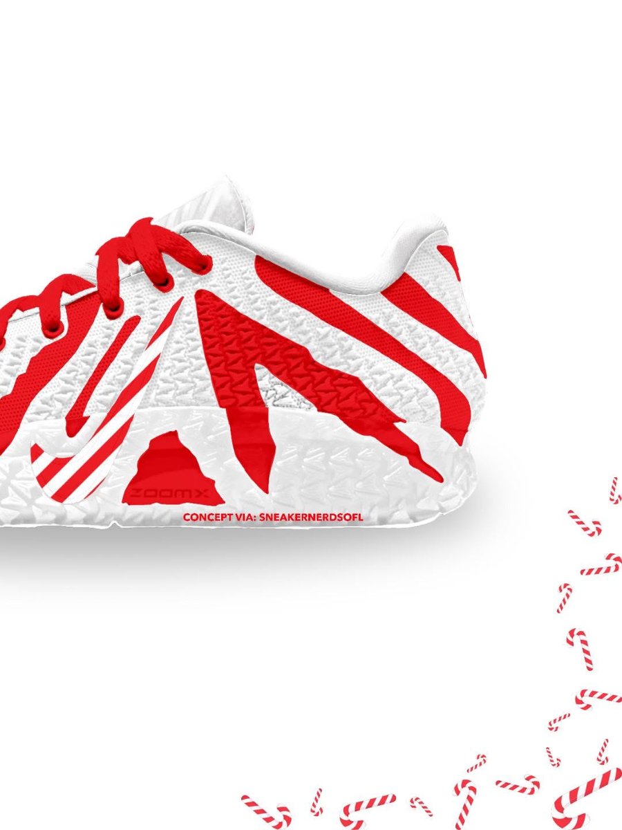 JustFreshKicks's tweet image. Nike Ja 3 “Candy Cane” 🍬