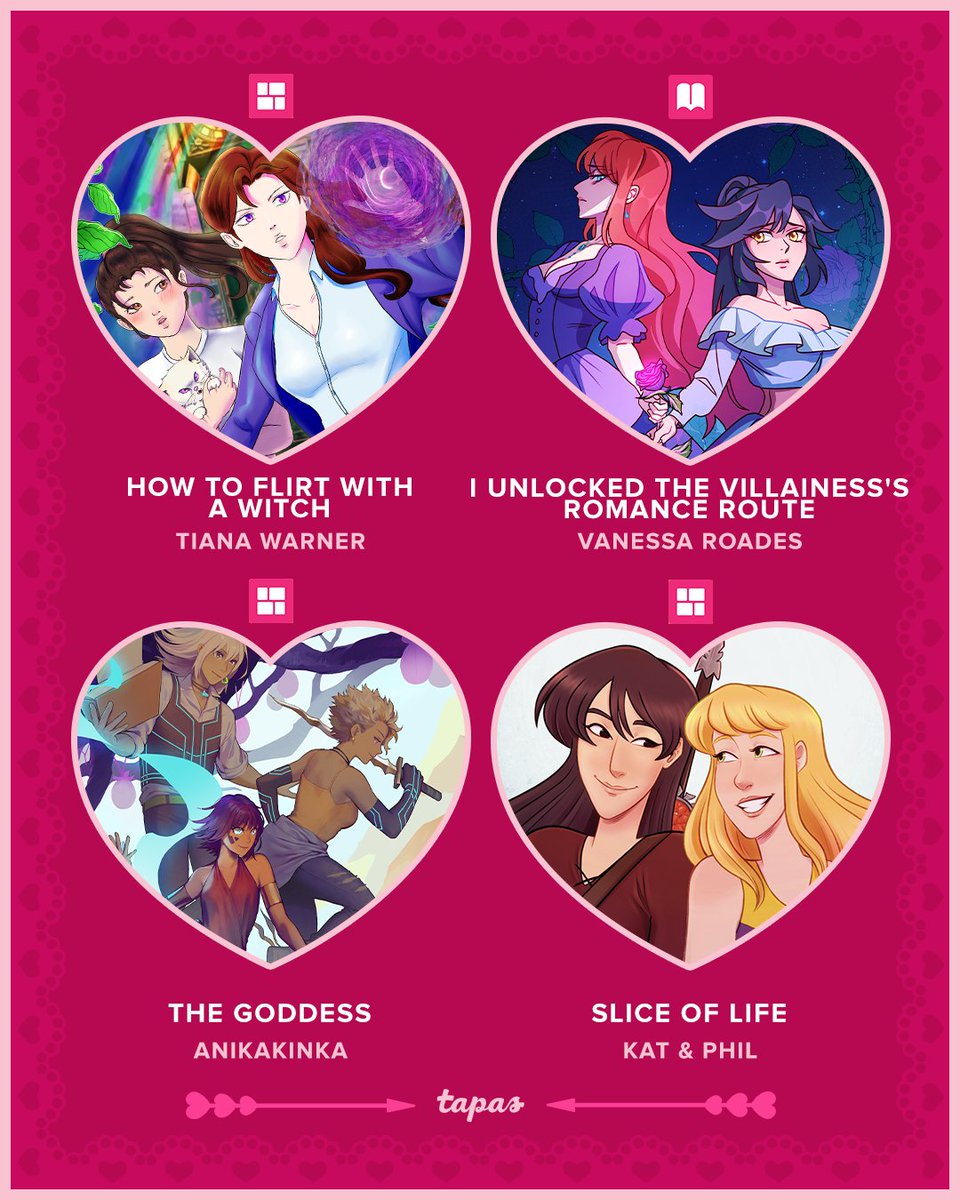 tapas_app's tweet photo. ๐๐Our heart melts in 14 stages!๐๐
Next is Stage 3- GL๐ฉโโค๏ธโ๐โ๐ฉ
Do you see your favorite GL series?๐ ๐
#readontapas #webcomics #webnovel #gl #glcomics https://t.co/jQzLQsOOdi