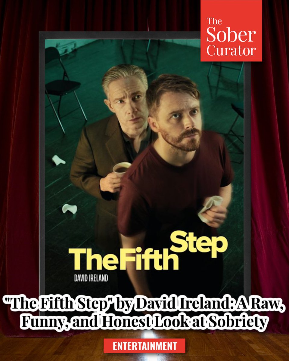 thesobercurator's tweet image. "The Fifth Step" by David Ireland: A Raw, Funny, and Honest Look at Sobriety
f.mtr.cool/ckbcqjezdm
#thefifthstepplay #thefifthstep #thesobercurator #addictiononstage