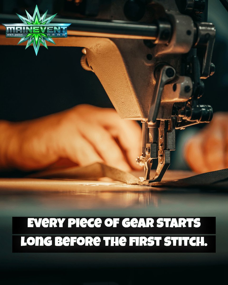From concept to fit, every choice matters. Fabrics chosen for movement and durability. Stones, rivets, and domes placed for impact and function. Machines matter. Time matters. Nothing is random. It’s vision, materials, machines, and time aligned to perform when it matters