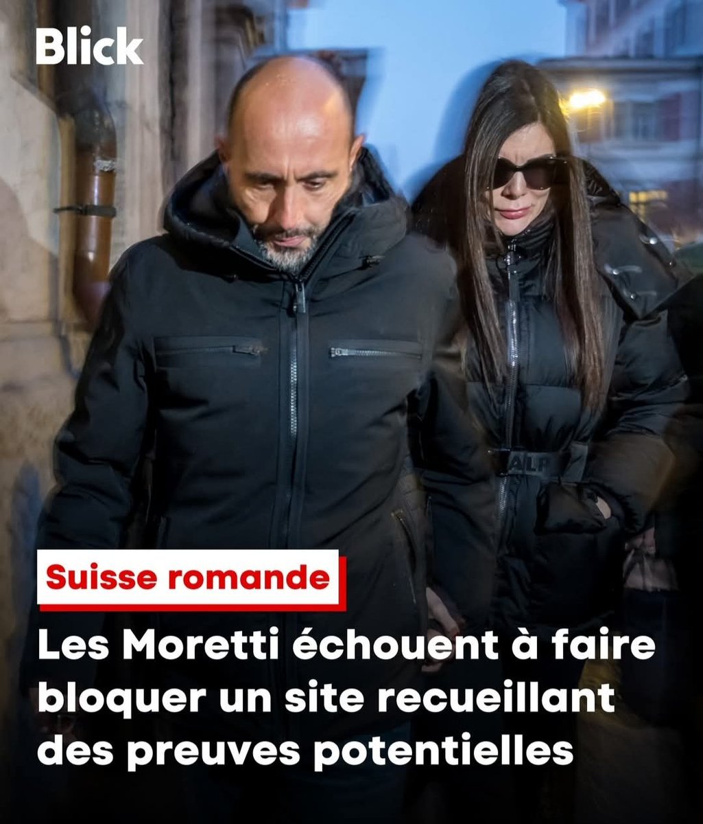 macalusoy's tweet image. #CransMontana #Cons
Les #Moretti tentent de bloquer un site de recueil de témoignages, la justice refuse du site crans.merkt.ch.
blick.ch/fr/suisse/roma…
