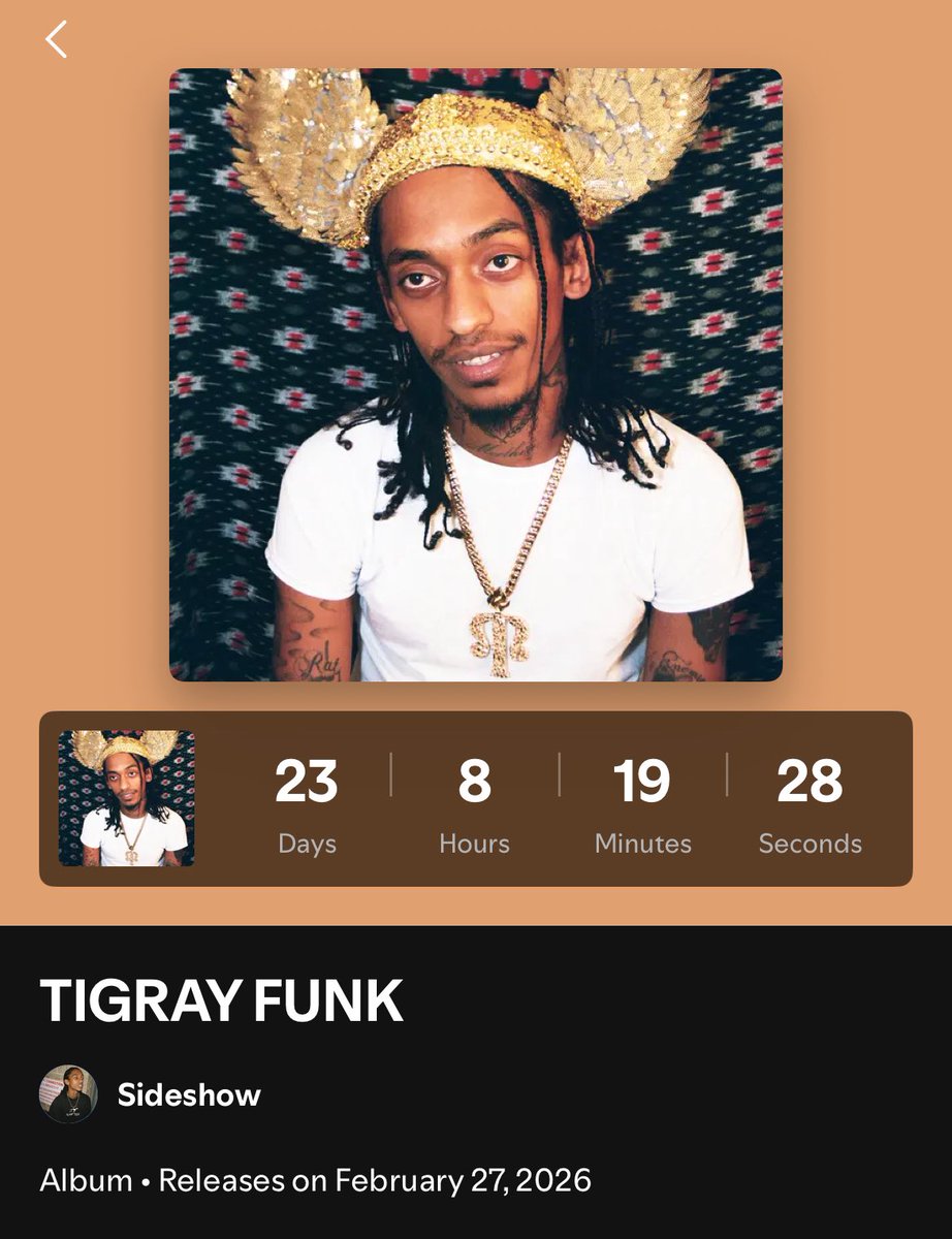 New Sideshow album is gonna be crazy!!