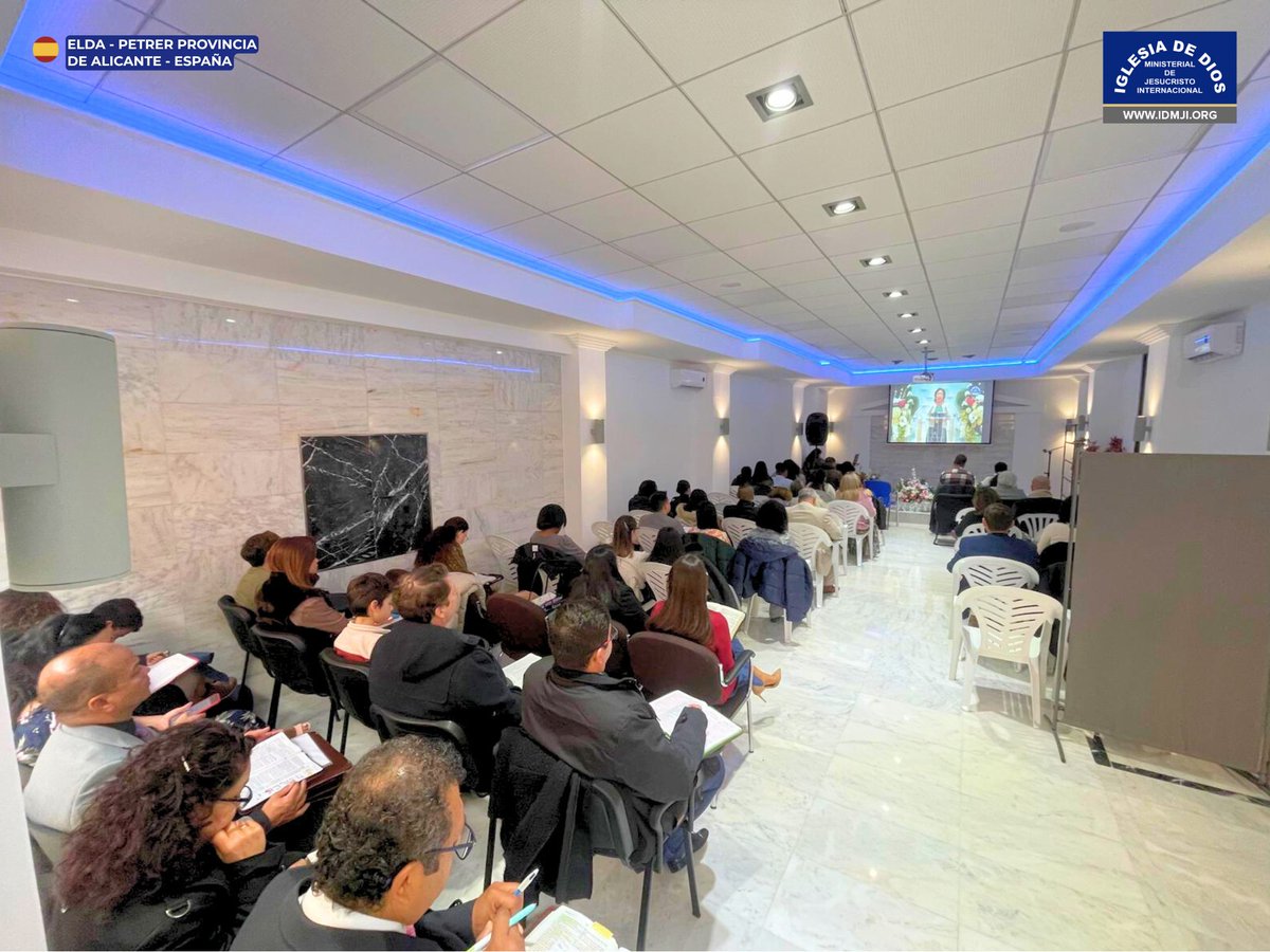 IDMJIoficial's tweet photo. 🇪🇸 Fotos: Inicio de las reuniones en Elda – Petrer (Alicante, España)
https://t.co/4l39sb12Wk

La Iglesia de Dios Ministerial de Jesucristo Internacional informa a los hermanos acerca del inicio de las reuniones en la localidad de Elda – Petrer, en la provincia de Alicante, Comunidad Valenciana, España.

Este nuevo grupo de reunión constituye una bendición para los hermanos de este sector, quienes manifiestan su alegría al contar con un espacio para congregarse.

Los Hermanos agradecen a Dios por el respaldo brindado a nuestra Hermana María Luisa Piraquive, al Hermano César Eduardo Moreno, a la Hermana Ángela Oviedo y a la Junta Directiva, quienes continúan trabajando por el crecimiento de la Iglesia en todo el mundo.