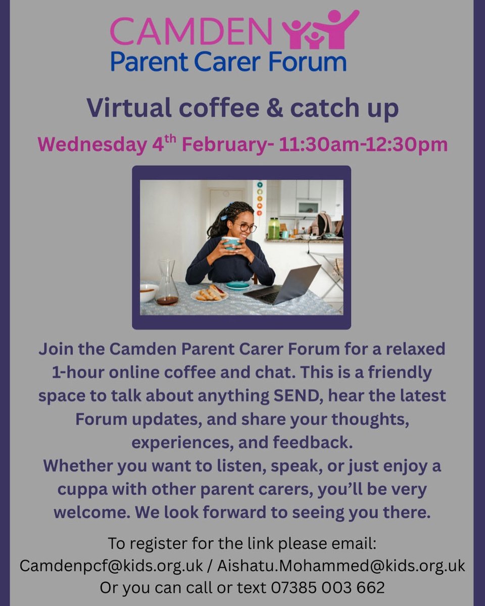 Camden Parent Carer Forum tweet media
