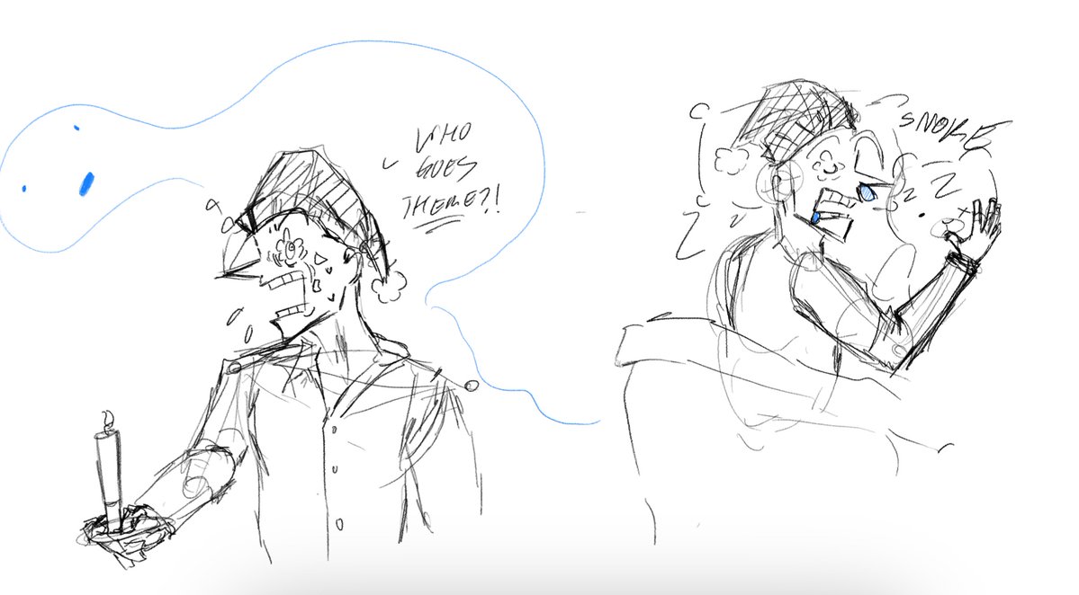 spifflebug's tweet image. antonio the kinda guy to wear a cap and nightgown and  use a candle in the middle of the night