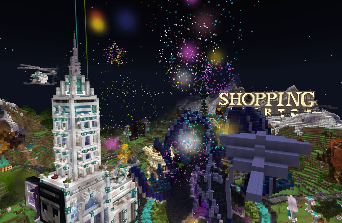 tis4truthart's tweet photo. Phantom Smp recently celebrated four years on this forever world. Pranks, shenanigans, mini games, fireworks and laughs were the perfect way to commemorate the occasion! #PhantomSmp #ForeverWorld https://t.co/0Inq929vK6