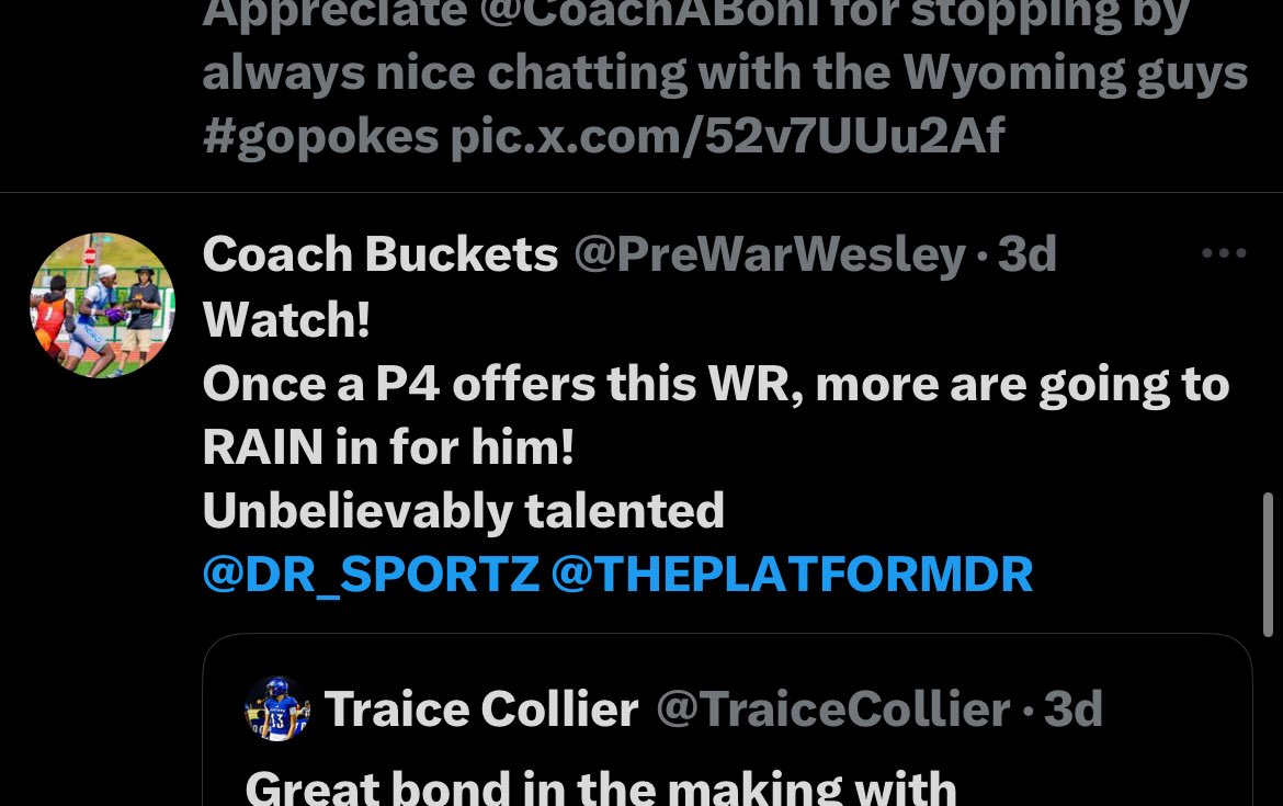 Traice Collier tweet media