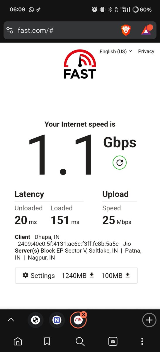 ryzen132's tweet photo. @meremarzi_ @AmreliaRuhez Jio se better kuch nhi 
5G ka speed dekho.
You must stay in a rural area https://t.co/7ZIad8iSCH