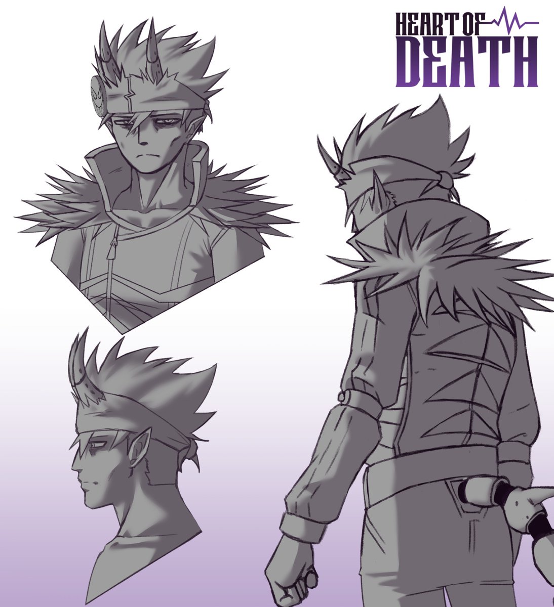 awndrawings's tweet photo. OC SHOWCASE: SHIN
This is Shin's 2.0 design. Son of Death itself, He travels to Earth in search of fulfilling his mission as an Acolyte of the Grim Reaper. #ocart #HeartOfDeath #art #ocshowcase #charactersheet #characterdesign https://t.co/Mgka9g6f4A