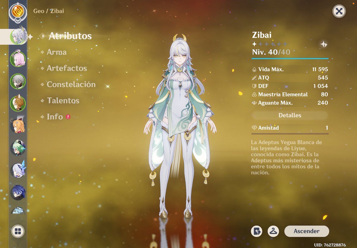 Zibai early exactamente