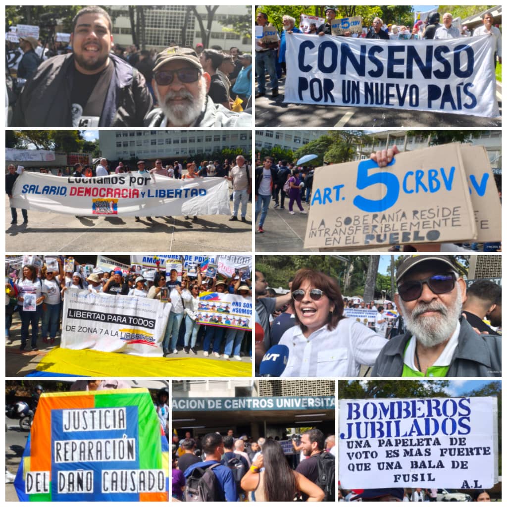 #03Feb26, El Dip. <a href="/arnoldobenitezc/">Arnoldo Benitez C.</a> estuvo en la Plaza del Rectorado de la UCV acompañando a Familiares, Estudiantes, Trabajadores y Adultos Mayores que exigieron la libertad de TODOS los #PresosPolíticos, la Ley de Amnistia Gral y la revocatoria del Estado de Conmoción Exterior