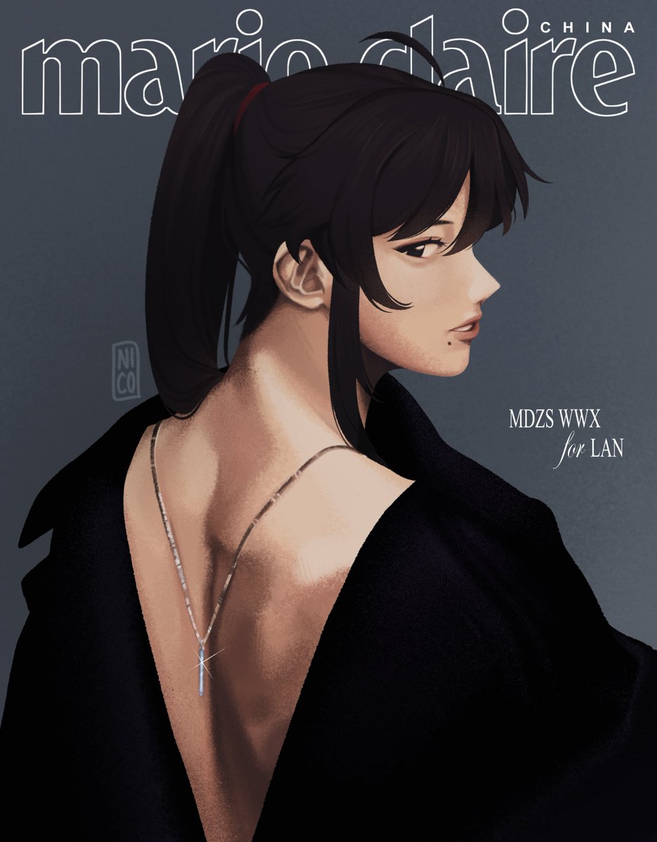 saw the og magazine cover and knew I had to make it idolxian #MDZS #WWX