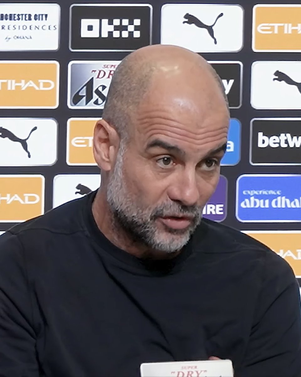 Pep Guardiola on speaking up on issues: “Not [just] for the situation of the genocide in Palestine. Whatever cause I can be [involved in] for a better place for humanity. Many years I was ‘Open Arms’ wearing [on my top], right? 

People running away from their own countries