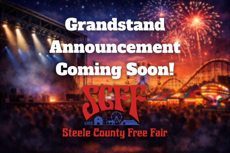 SteeleCtyFair's tweet photo. Something LOUD is coming to the grandstand!
We’re dropping a metal Steele County Free Fair grandstand announcement this Friday, and you won’t want to miss it. Stay tuned… https://t.co/K7aIshoYVi
